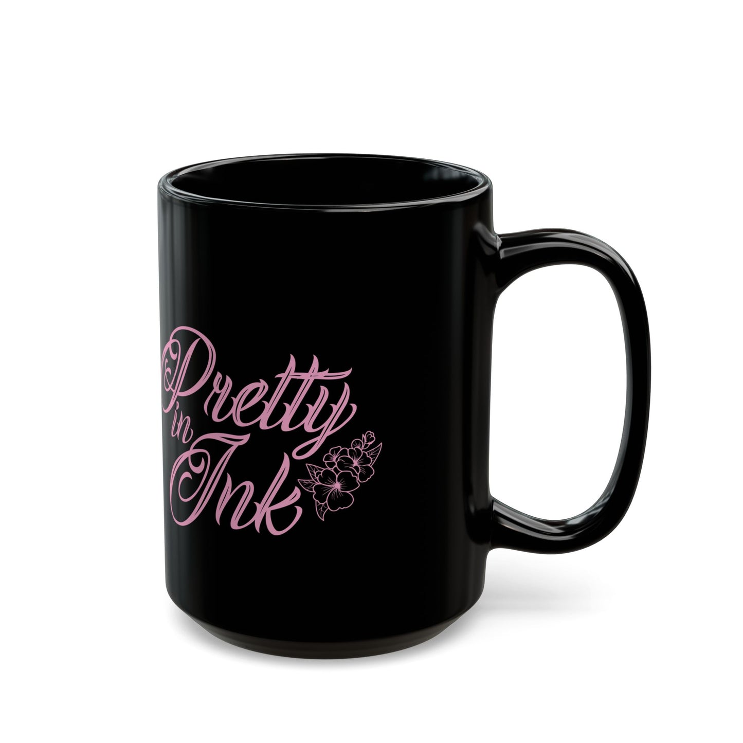 Pretty In Ink Black Mug (11oz, 15oz)