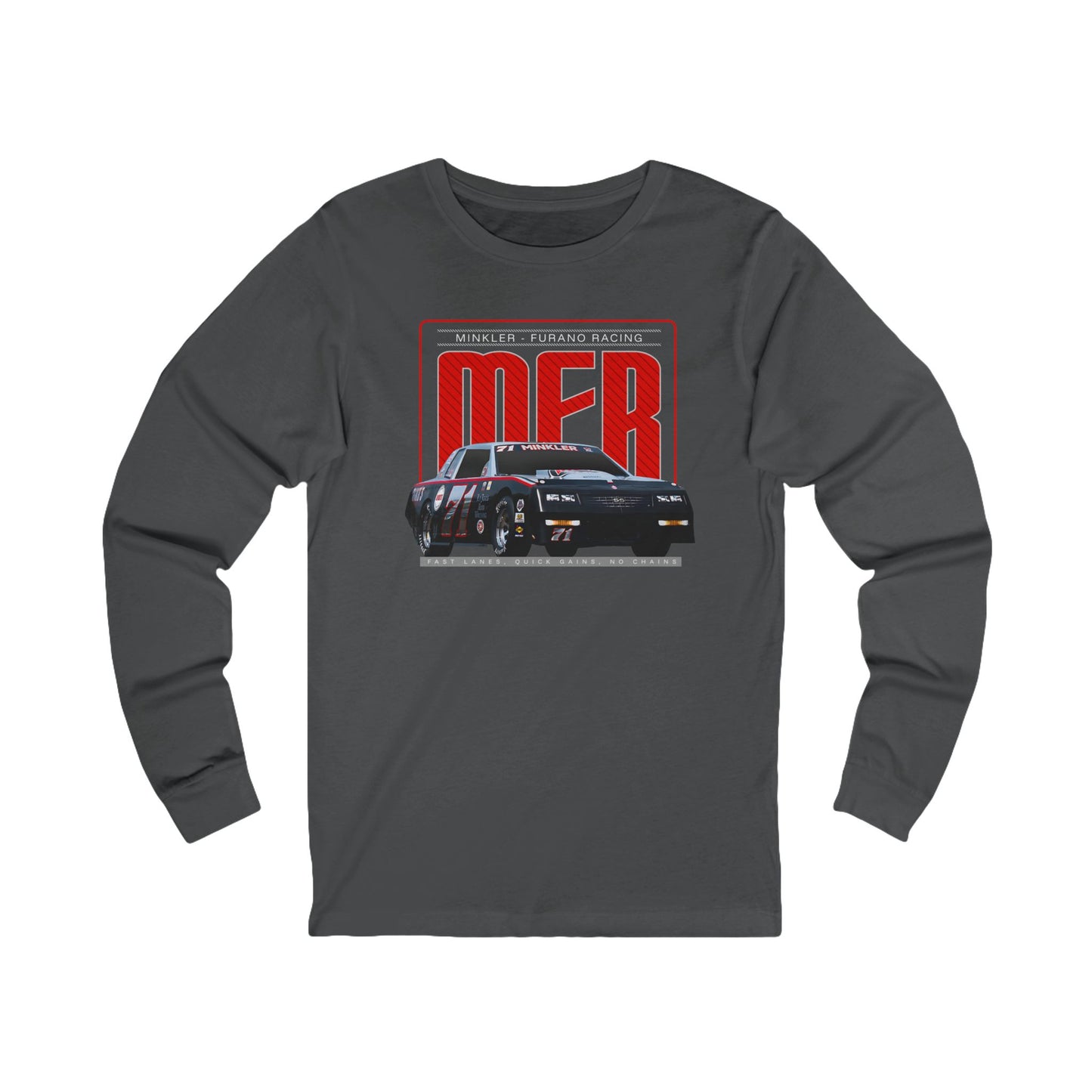 Minkler Furano Racing Car Long Sleeve Tee