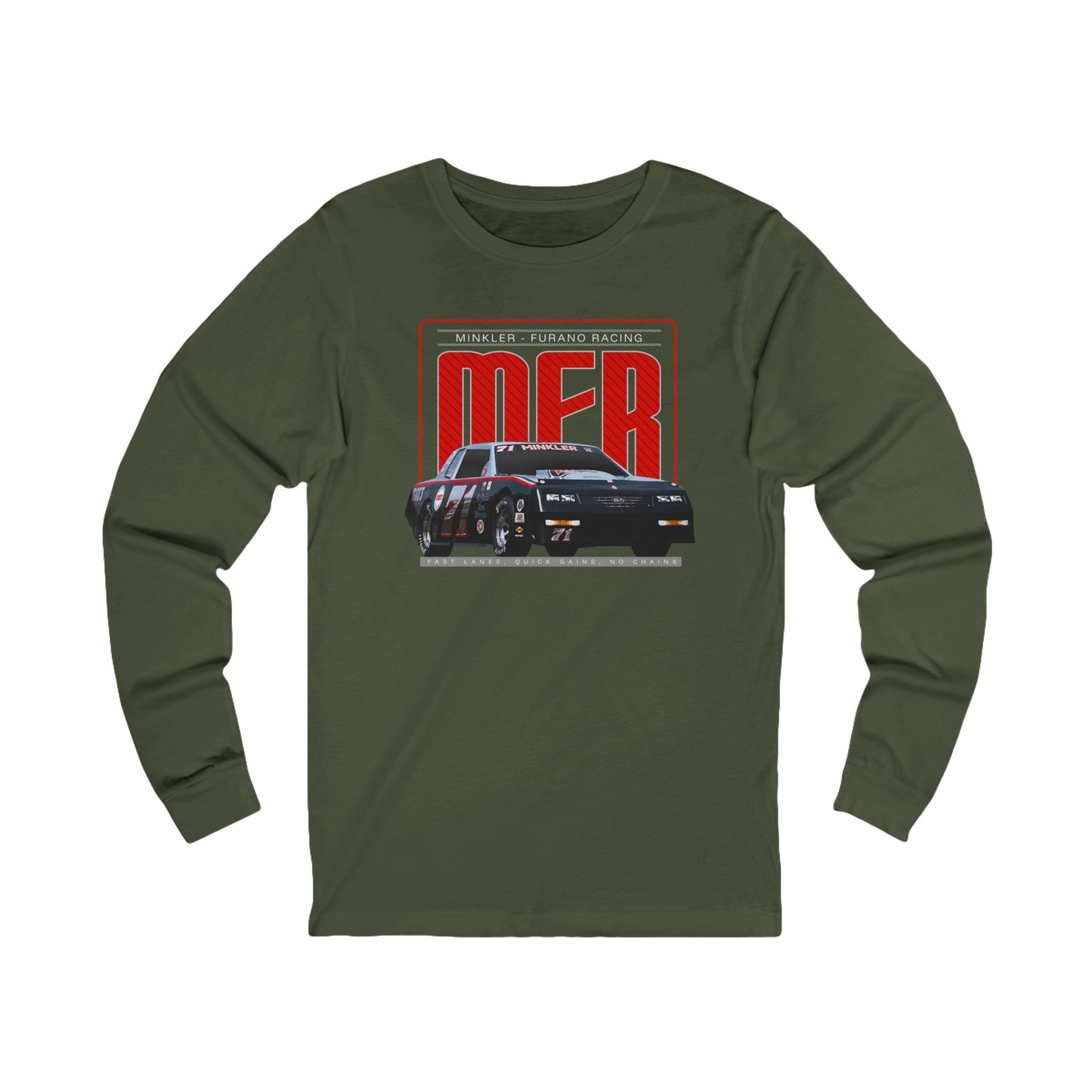 Minkler Furano Racing Car Long Sleeve Tee
