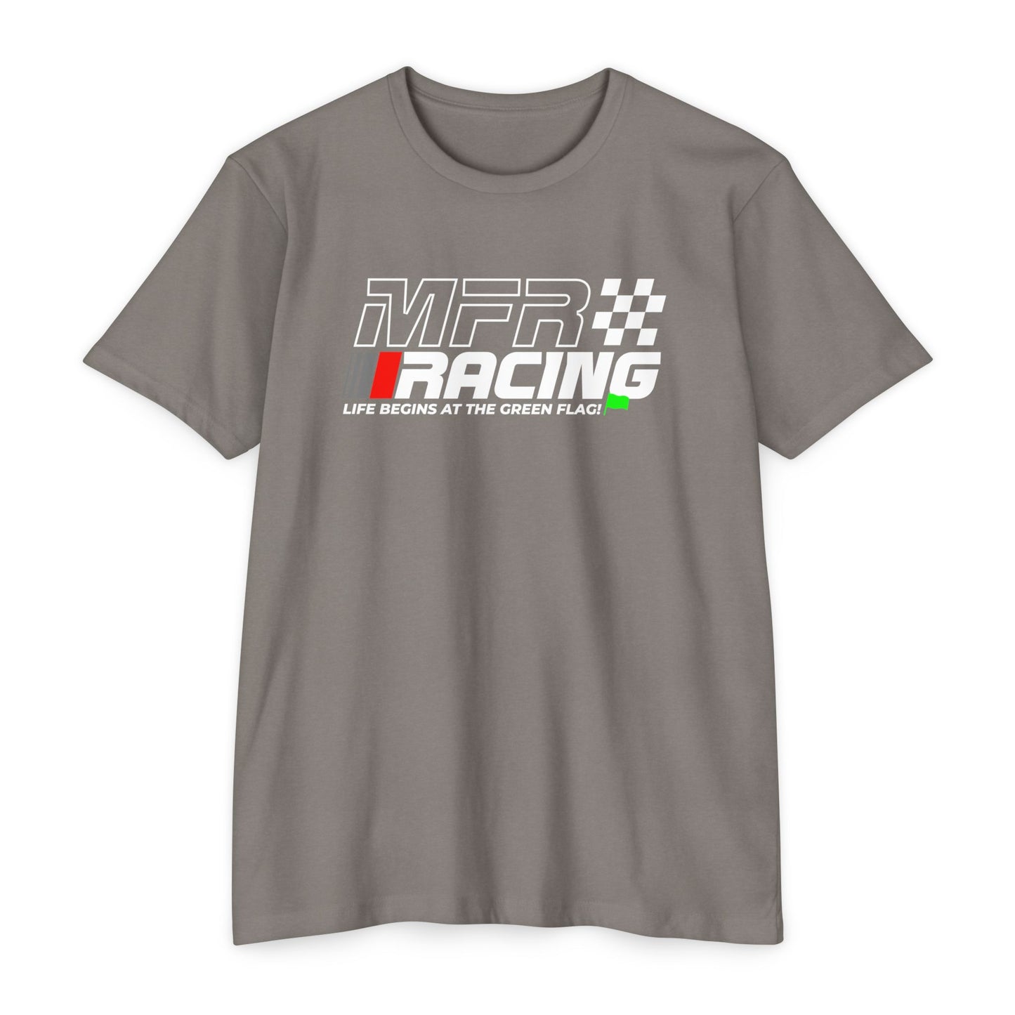 MFR Racing T-Shirt - Life Begins At The Green Flag - Lightweight