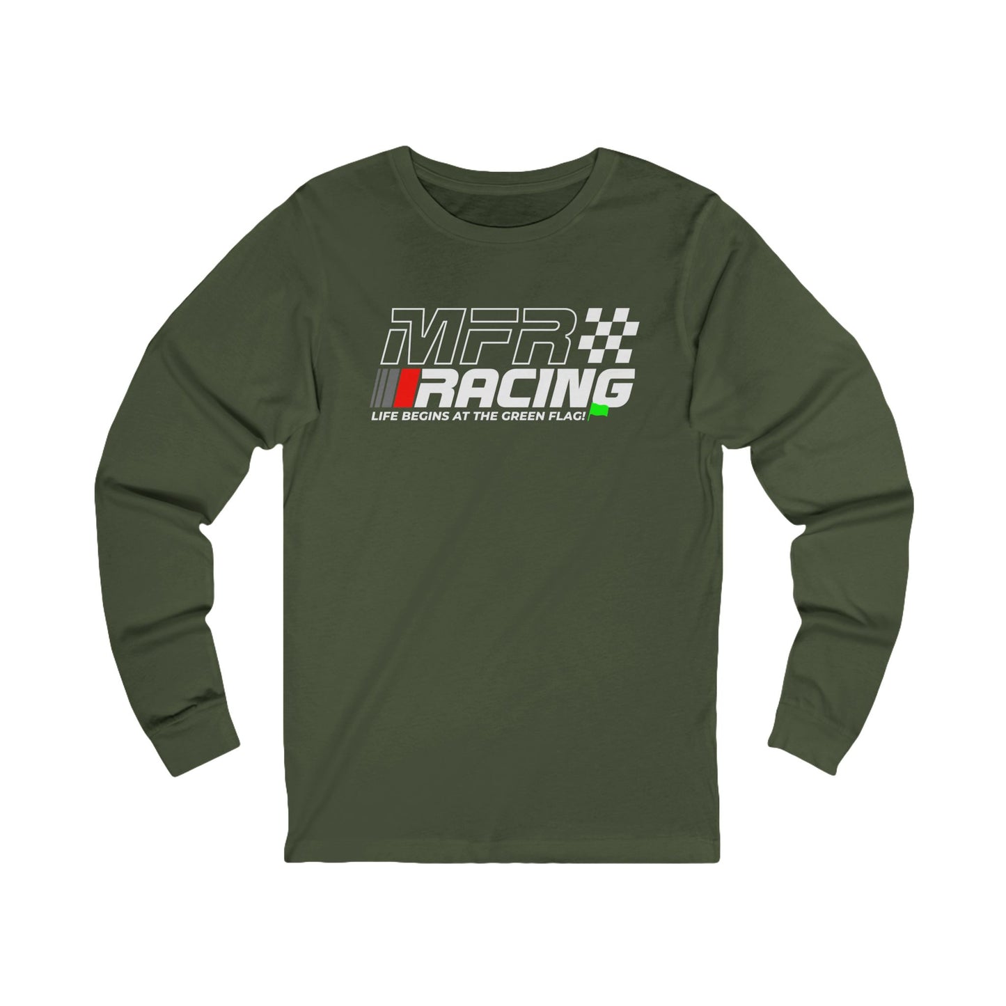 MFR Racing Long Sleeve Tee - Life Begins At The Green Flag