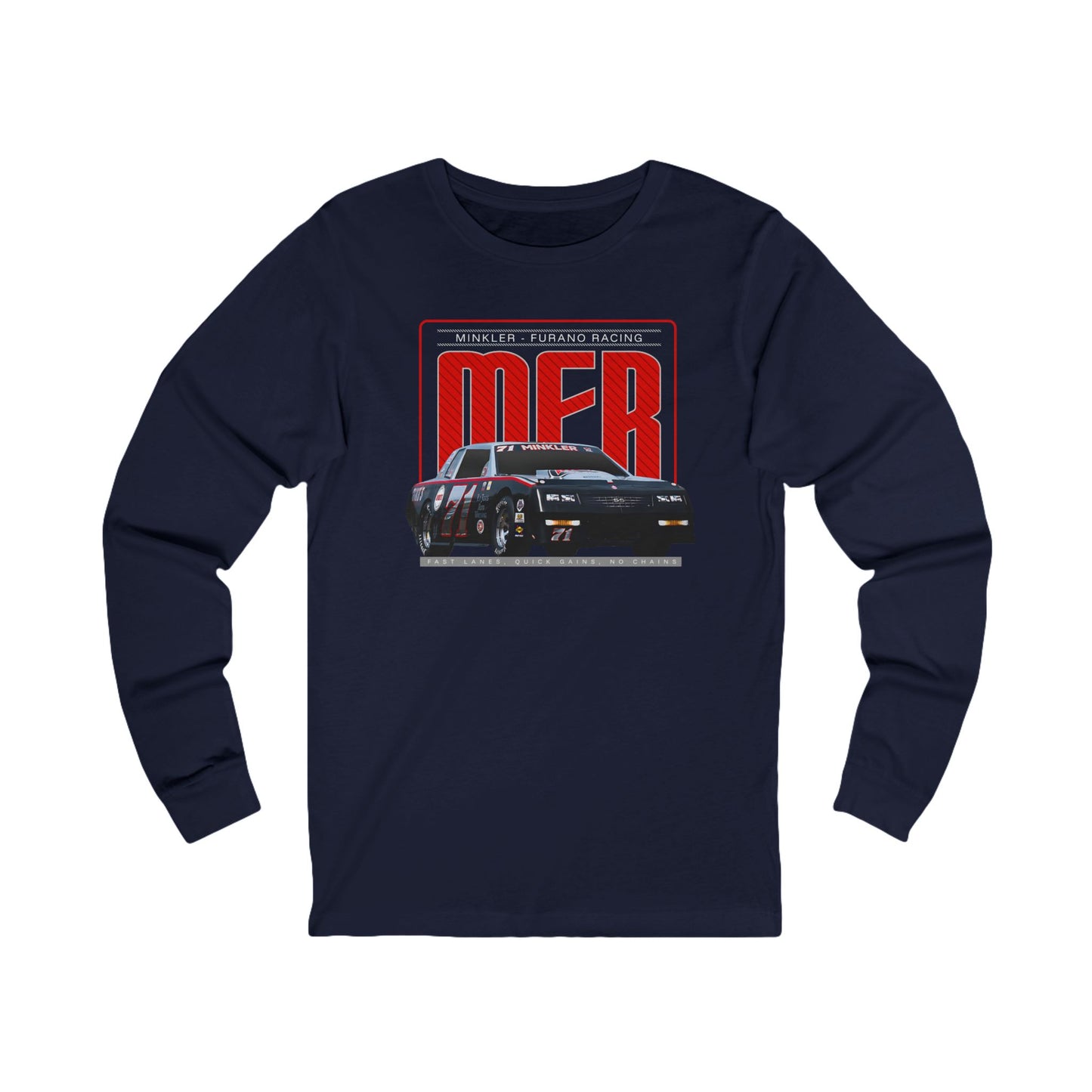 Minkler Furano Racing Car Long Sleeve Tee