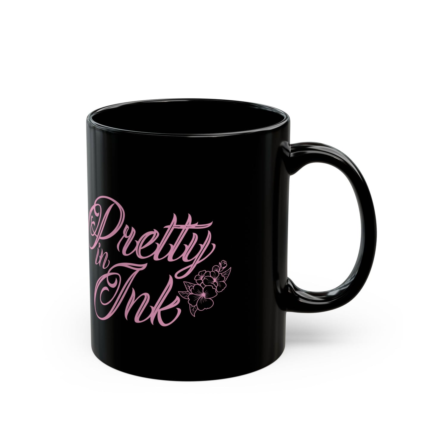 Pretty In Ink Black Mug (11oz, 15oz)