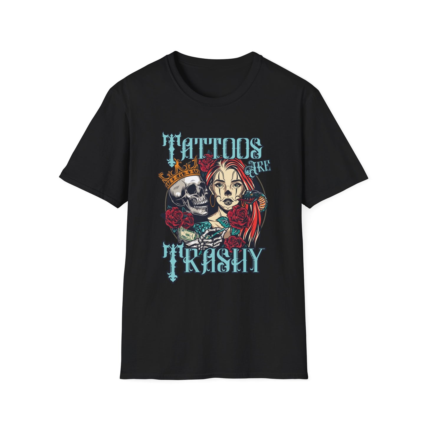 Tattoos Are Trashy Skull