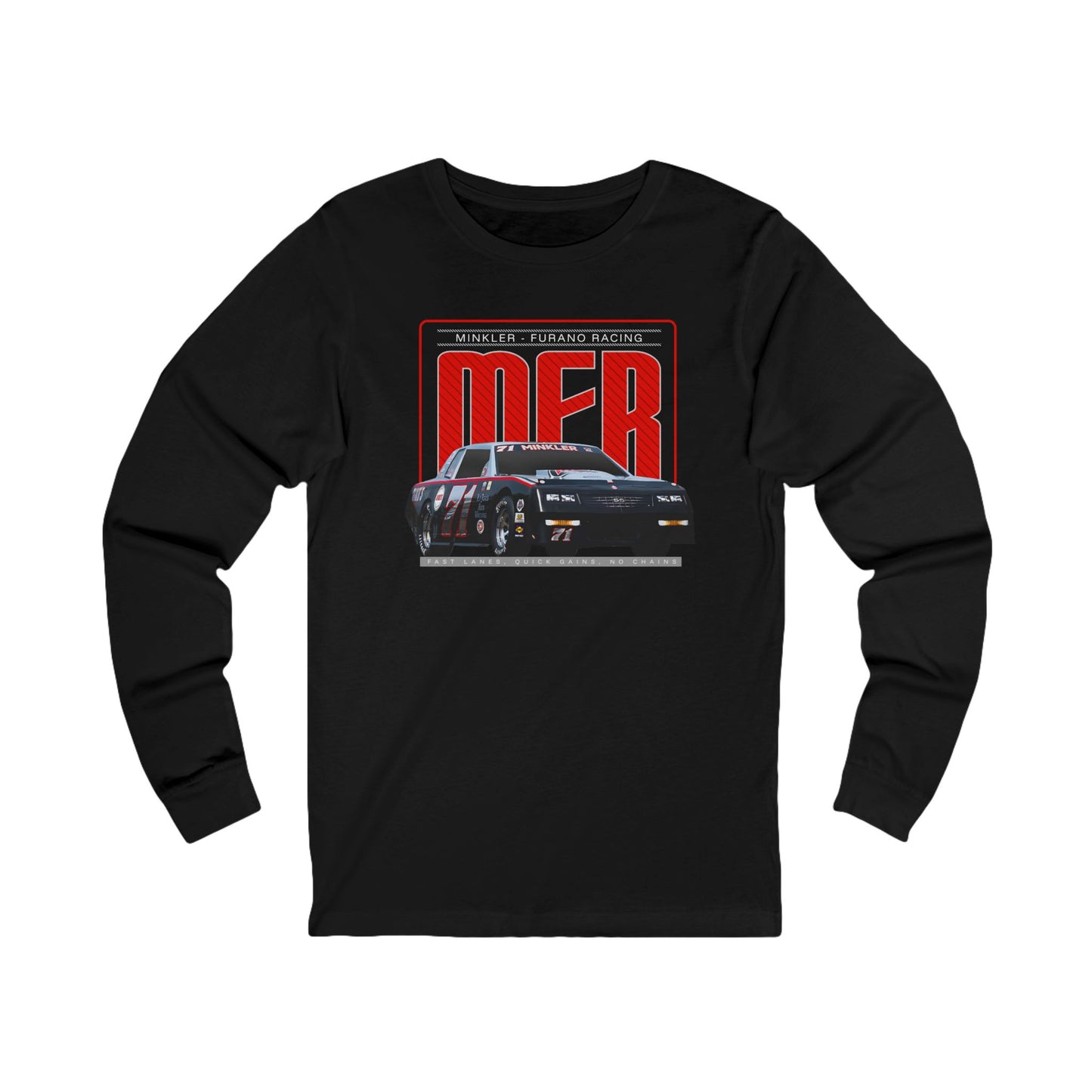 Minkler Furano Racing Car Long Sleeve Tee
