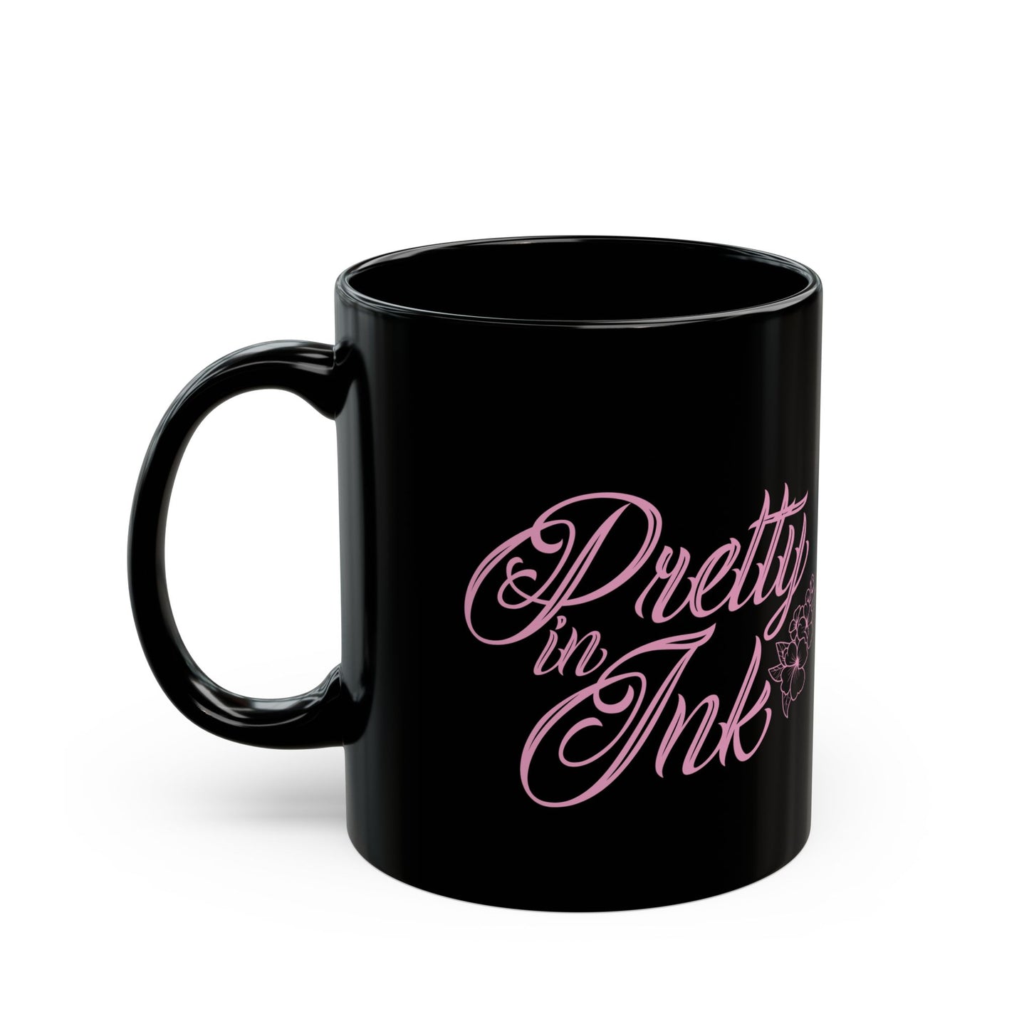 Pretty In Ink Black Mug (11oz, 15oz)