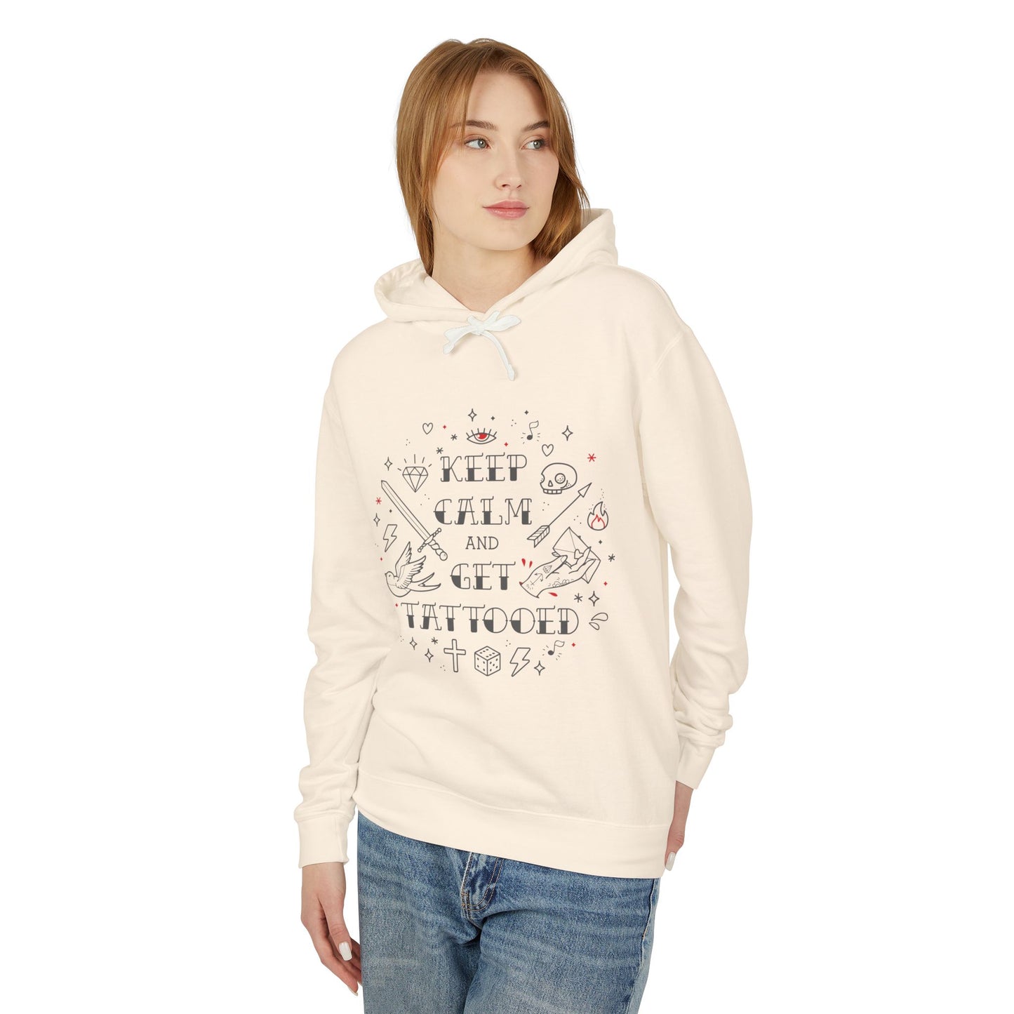 Keep Calm and Get Tattooed Hoodie