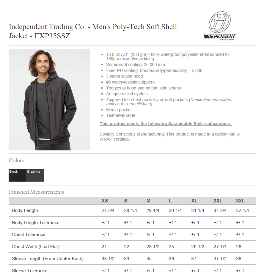Hat Tricks Soft Shell Jacket