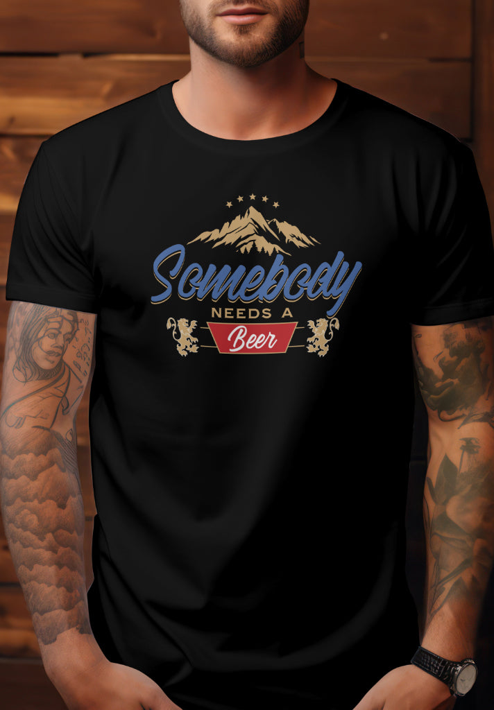 Somebody Needs Beer T-shirt - Beer Lover Tee
