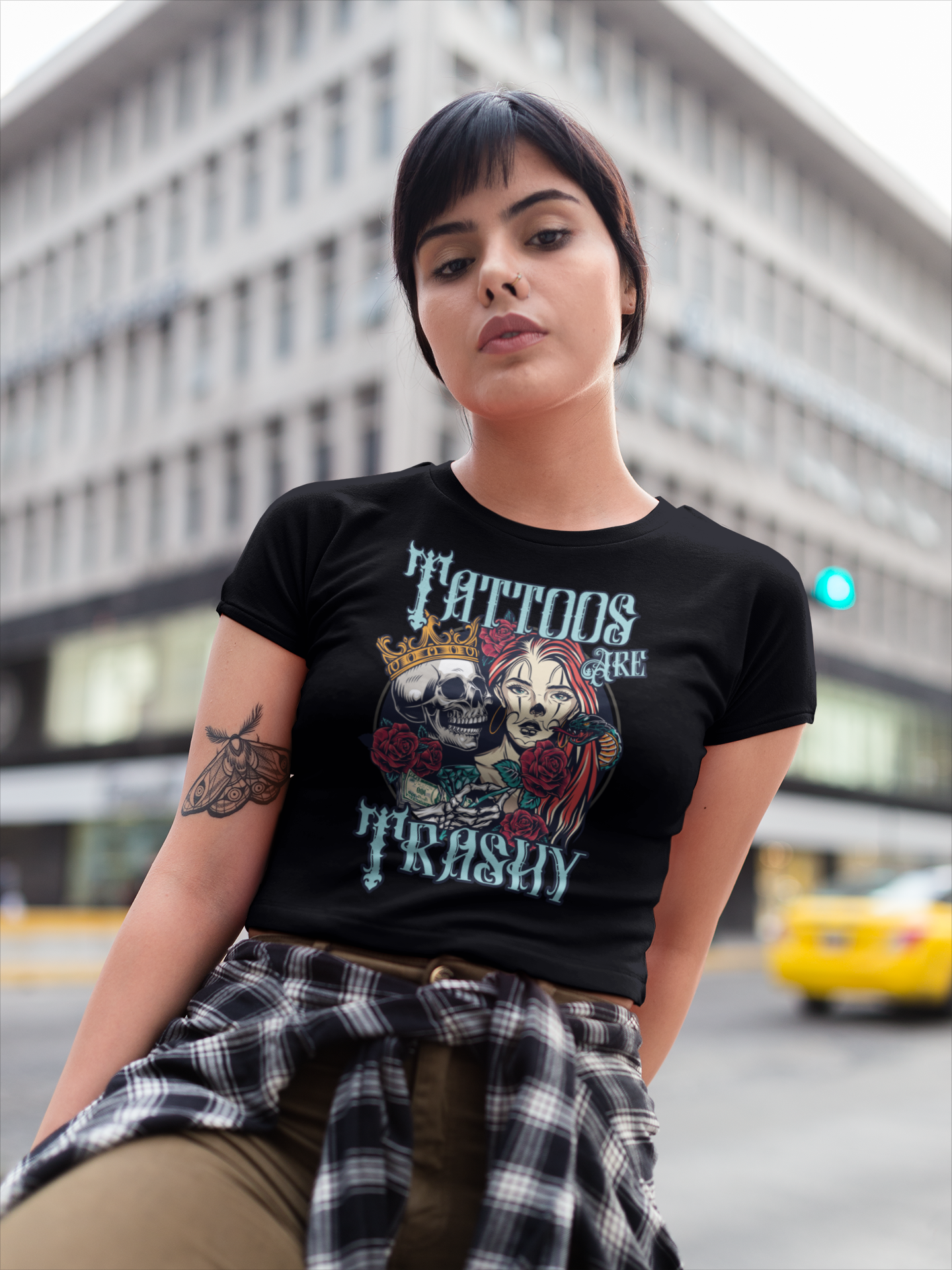 Tattoos Are Trashy Skull