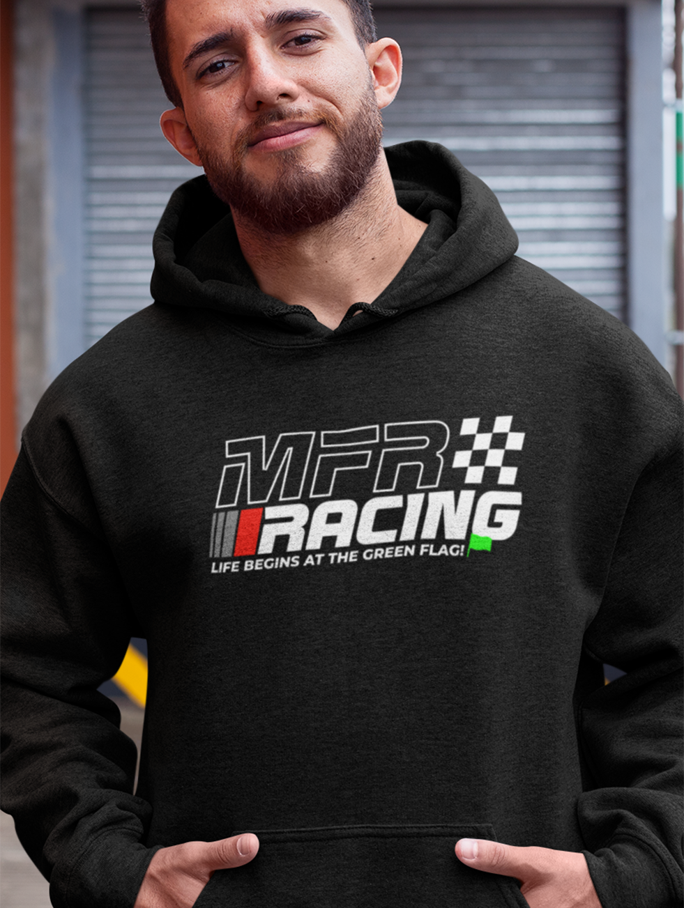 MFR Racing Hoodie - Life Begins At The Green Flag