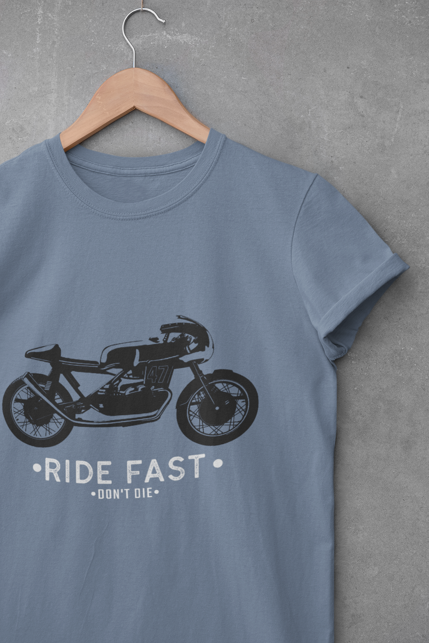 Cafe Racer, Ride Fast - Don't Die Tshirt