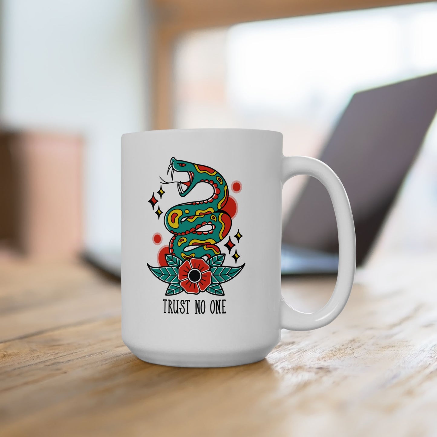 Trust No One Ceramic Mug, (11oz, 15oz)