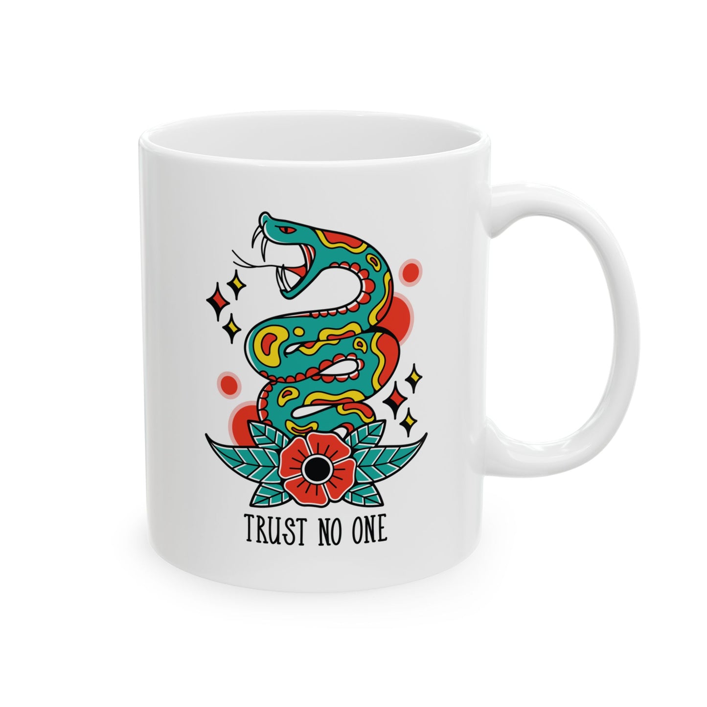 Trust No One Ceramic Mug, (11oz, 15oz)
