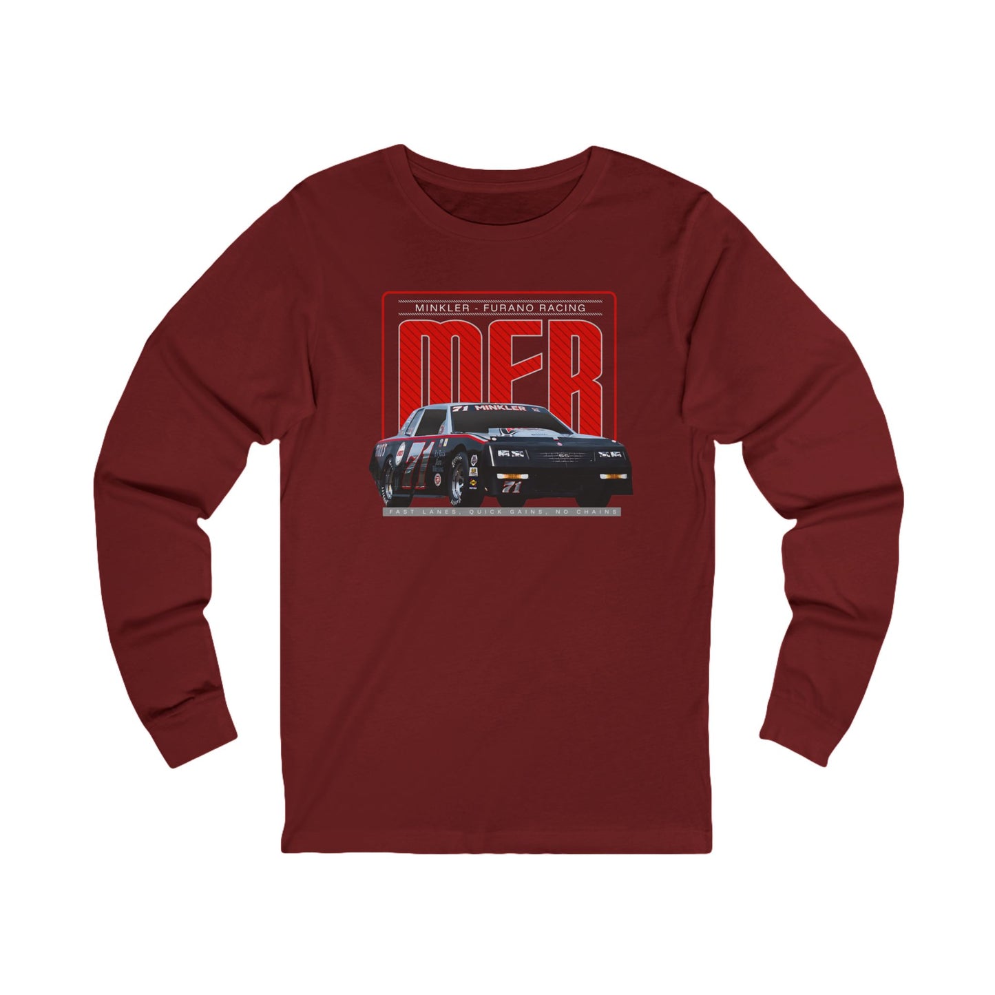 Minkler Furano Racing Car Long Sleeve Tee