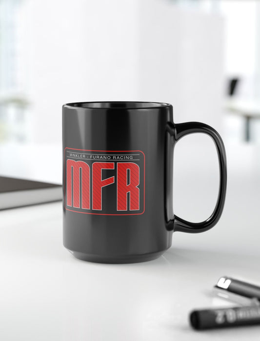 MFR Racing Black Mug - 15oz Ceramic Coffee Cup