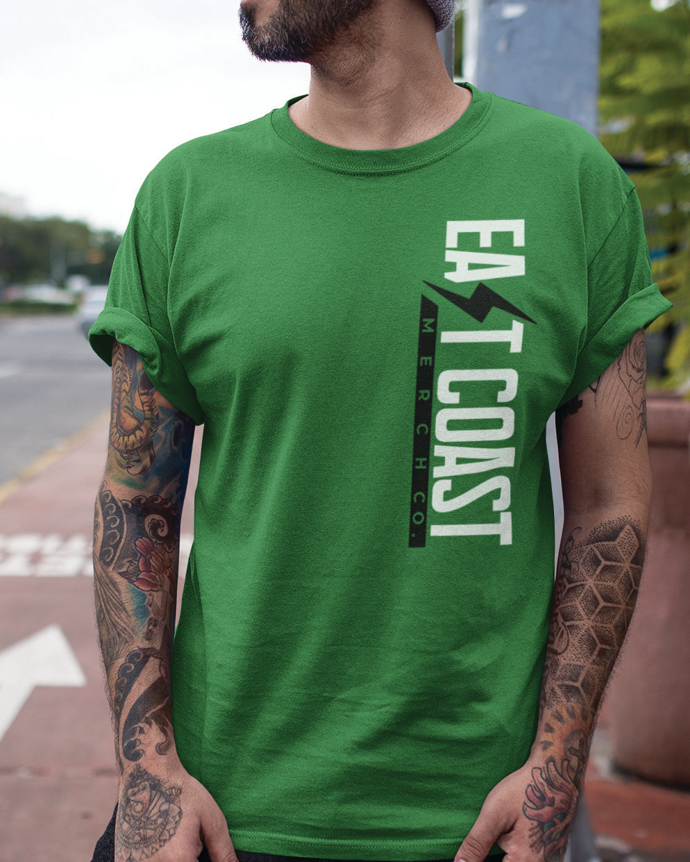 EC/MC Vert Logo 50/50 T-shirt